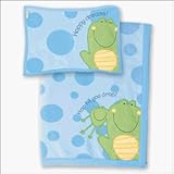 Stephen Joseph Fleece Blanket/Pillow Set, Frog