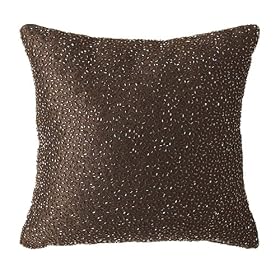 Breeze Beaded Cushion- 12x12" by SWAN HOME