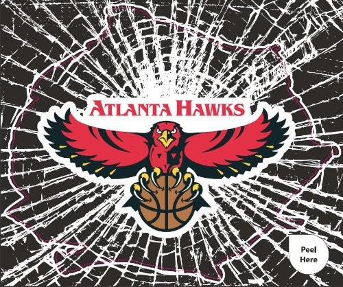 Atlanta Hawks Shattered Mini-Cutz Window Decal