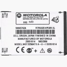 Original Motorola Battery Snn5762a Replacement for Motorola V325 V323 V365 V325i V235 V190... by Motorola