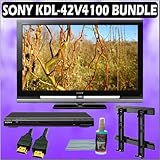 Sony Bravia V-Series KDL-42V4100 42in. 1080P LCD HDTV + Sony DVD Player w/ Wall Mount Accessory Kit
