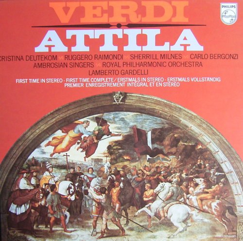 Produkt-Bild: Verdi: Attila (Gesamtaufnahme in italienischer Sprache - erstmals in Stereo) [Vinyl Schallplatte] [2 LP Box-Set]