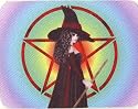 Pentacle Witch Mouse Mat