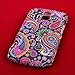 Radiant Z740 / Sonata 4G Case, MPERO SNAPZ Series Rubberized Case for ZTE Radiant Z740 / Sonata 4G - Black Paisley