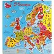 Vilac - 2584 - Puzzle en Bois - Carte d'Europe Magn�tique