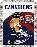 NHL Montreal Canadiens 36-Inch-by-46-Inch Woven Jacquard Baby Throw