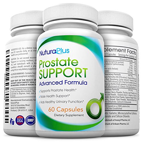 Premium Prostate Supplement - Natural Formula Supports Prostate Health, Improves Urinary Function & Boosts Male Intimate Health. 1 Months Supply - Saw Palmetto, Beta Sitosterol & Stinging Nettle