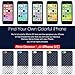 5c case polka dots, Akna Glamour Series [Flexible TPU]*[High Impact]*[Teen Girl Case] Soft Back Cover for iPhone 5C - [Royal Polka Dots]** Indestructible