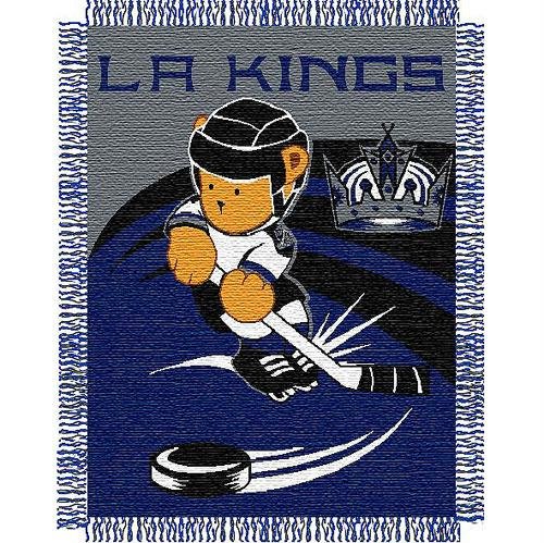 NHL Los Angeles Kings 36-Inch-by-46-Inch Woven Jacquard Baby Throw