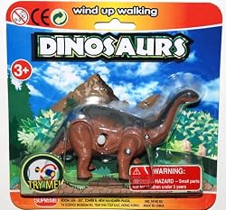 Wind Up Walking Toy Dinosaur - Looks Like a Brachiosaurus Dinosaur (1 Each)
