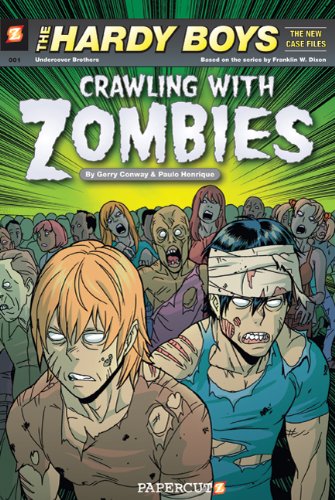 Hardy Boys The New Case Files #1: Crawling with Zombies (Hardy Boys Graphic Novels (Papercutz Hardcover))