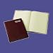 TOPS R24221 Red vinyl account book, record/margin ruled, 8-3/8 x 10-3/8, 150 pages