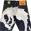 Yoropiko Silver Hungry Dragon denim jeans YORO2879