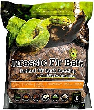 Galapagos Pet Supply 05024 8 qt. Jurrasic Fir Bark Stand-Up Pouch - Natural, Case of 6