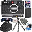 Leica M9 18MP Digital Range Finder Camera (Black, Body Only) + SSE Pro Kit: Includes - Spare Leica Battery, 64GB SDHC Memory Card, SD Card Reader, Soft Carrying Case, Lens Cleaning Pen, Gripster Tripod and more...