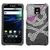 LG T-Mobile G2x Rhinestone Protector Phone Case Cover-Pirate Skull