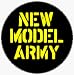 New Model Army -Yellow Logo on Black - 1 1/4