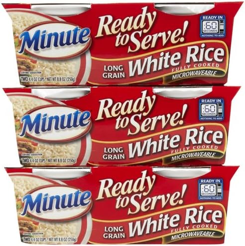 Success Rice Ready To Serve Long Grain White Rice, 4.4 oz, 3 pk