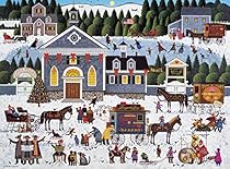 Buffalo Games Churchyard Christmas by Charles Wysocki Jigsaw Puzzle (1000 Piece)

