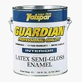 Valspar 044.0000411.007 Guardian Interior Latex Semi-Gloss Wall And Trim Enamel