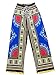 Moon Hut Womens Dashiki Drawstring Waist Trousers Bohemian Wide Leg Lounge Pants