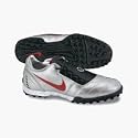 Nike Total90 Shoot II Extra Astro Turf Trainers - Metallic Silver/ Chilling Red/ Black