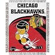 Chicago Blackhawks NHL Triple Woven Jacquard Throw (044 Series) (36X46")"