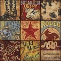 Christensen Cowboy Collage Canvas Giclee - 36x36"