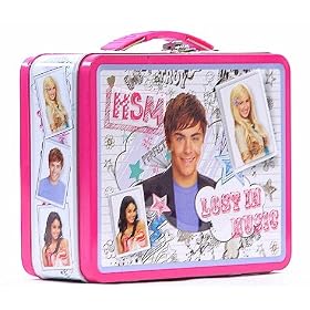 High School Musical White and Pink Tin Lunch Box
