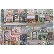 Village Square Beautiful hardboard cork backed placemats ~ Boxed Set of 4