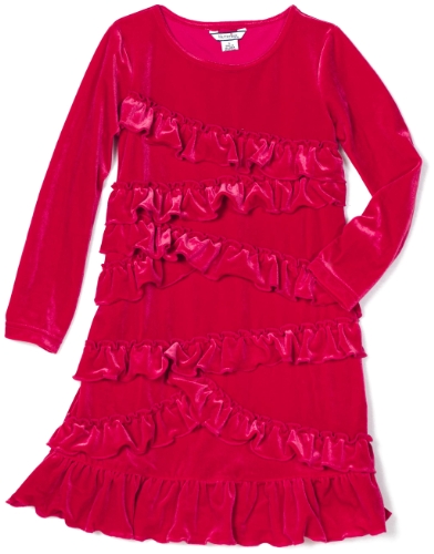 Hartstrings Girls 2-6X Toddler Stretch Velvet 