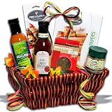 The Barbecue Bossandtrade; - Grilling - BBQ - Marinating - Cooking Condiments Gift Basket