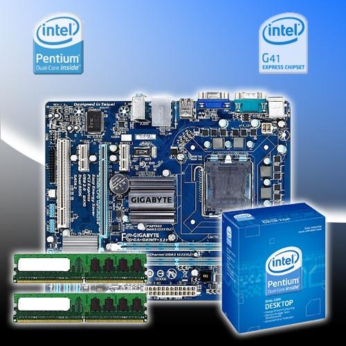 Intel Dual Core E5700 3.0ghz - Gigabyte G41mt-s2p Motherboard - 4gb Ddr3 1333mhz Bundle Bu090 Picture