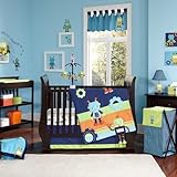 NoJo Baby Bots Crib Bedding Set