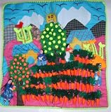 Review  A306 / Amazing Andean Arpillera Hand-made A306