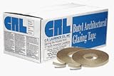 CRL Gray 1/8 x 3/8 Butyl Architectural Tape - 24 rolls