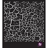 Prima Marketing Prima Designer Stencil, 6 by 6-Inch, Crackle