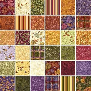 Nancy-Halvorsen-BITTERSWEET-5-Charm-Pack-Quilting-Fabric-Squares