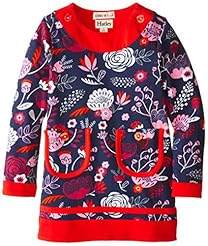 Girls Sequined Acrylic Sweater  Dress