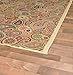 NEW Multi Paisley Design Rubber backed non-slip Area Rug Carpet - Ivory - 3x5
