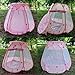 ilovebaby Pink Princess Tent Indoor and Outdoor Breathable Mesh Material- Possibility of 1 to 5 Years Old Children Tent