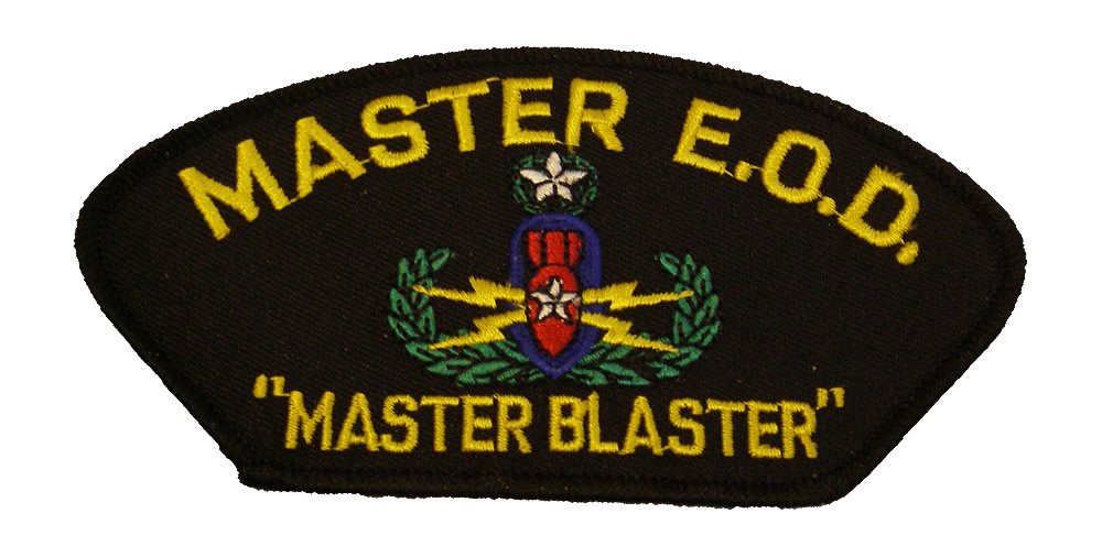 MASTER E O D MASTER BLASTER with BADGE PATCH - Color - Veteran Owned Business