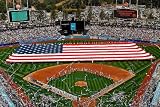 Dodger Stadium (Opening Day, April 13, 2009, US Flag) Art Poster Print - 11