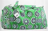 Vera Bradley Large Duffel Bag in Cupcake Green