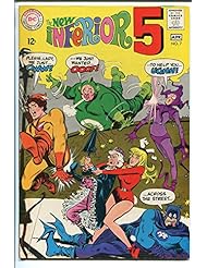 Entertainment Memorabilia: INFERIOR FIVE #7 1968-DC COMICS-IRON MAN-SPIDER-MAN-THOR-DRACULA-fn/vf