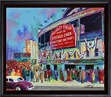 Wrigley Field 1945 - Wall Framed Canvas Art Print - Chicago Cubs