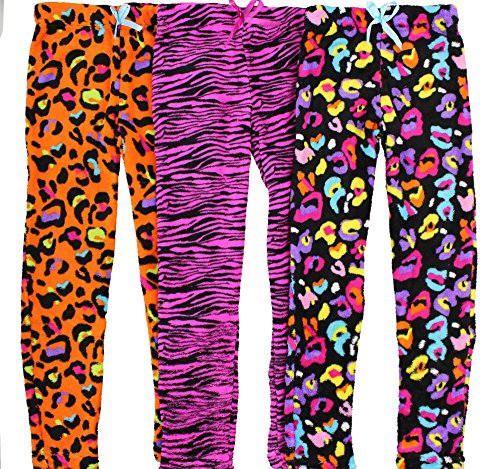 Pajama Pants / Bottoms for Boys & Girls - Pack of 3 Assorted Designs and Sizes