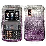 Gradient Purple/White Diamante Protector Cover for SAMSUNG A177, SAMSUNG A2 ....