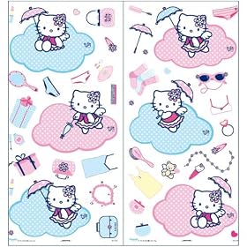 Sanrio - Stickers pour Tiroirs Hello Kitty - Collection Angel