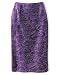 Velvet pencil skirt